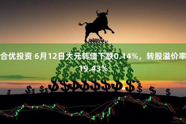 合优投资 6月12日大元转债下跌0.14%，转股溢价率19.43%